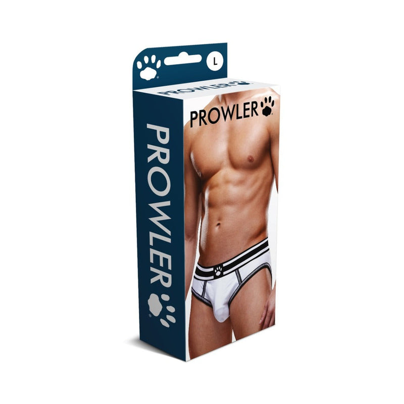 Prowler Open Brief White/Black L