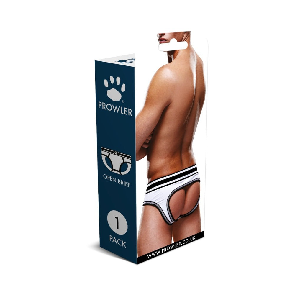 Prowler Open Brief White/Black S