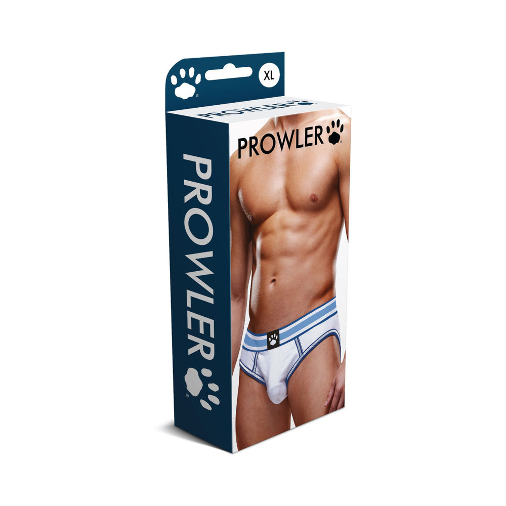 Prowler Open Brief White/Blue XL