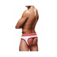 Prowler Open Brief White/Red L