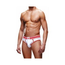 Prowler Open Brief White/Red M