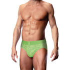 Prowler Lace Brief Neon Green M