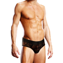 Prowler Lace Brief Black Black L