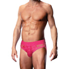 Prowler Lace Brief Pink 2XL