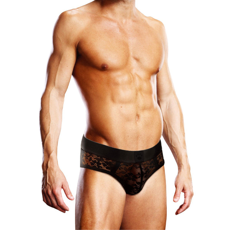 Prowler Lace Brief Black XL