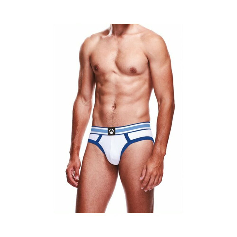 Prowler Brief White/Blue L