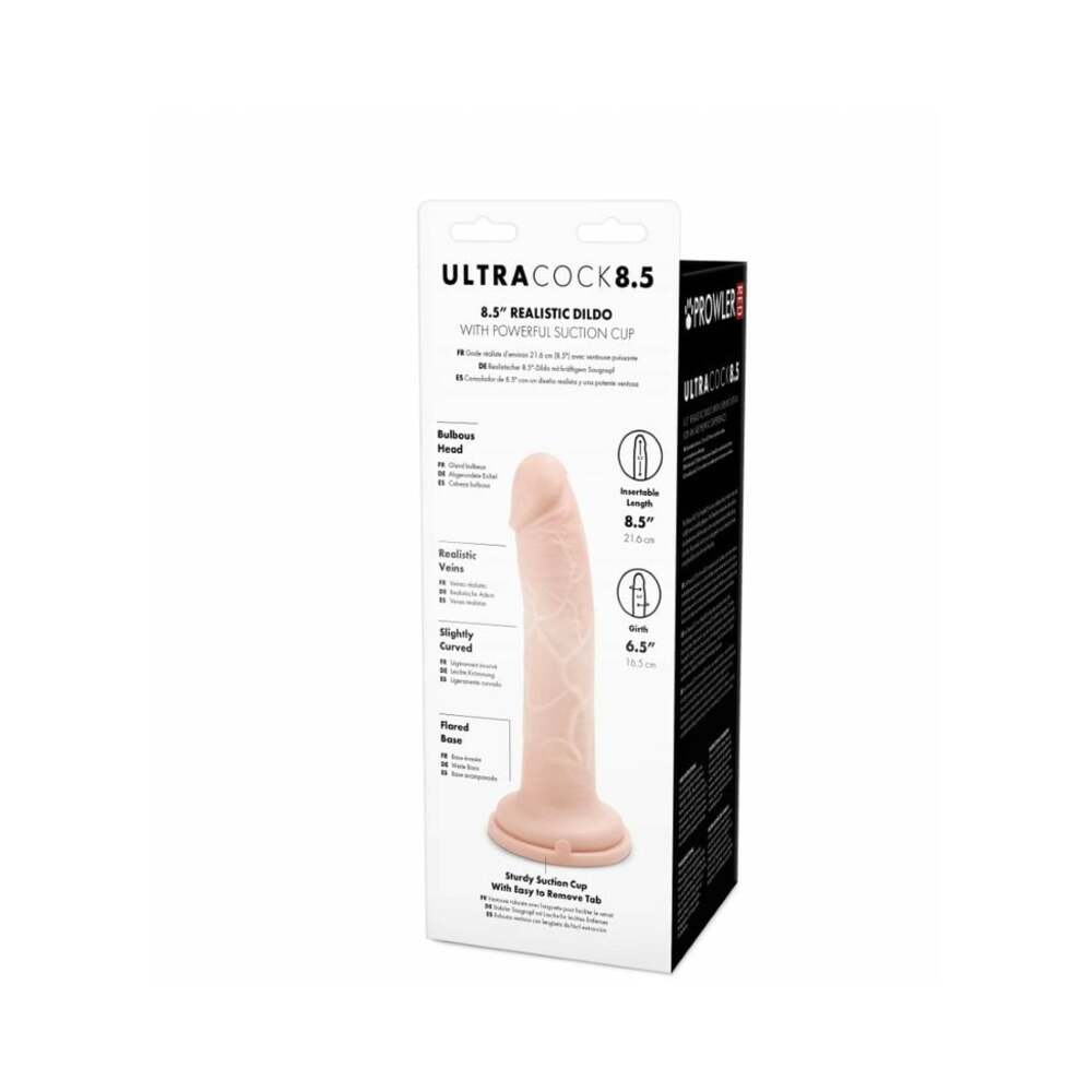 Prowler RED Ultra Cock 8.5 in. Realistic Dildo Vanilla