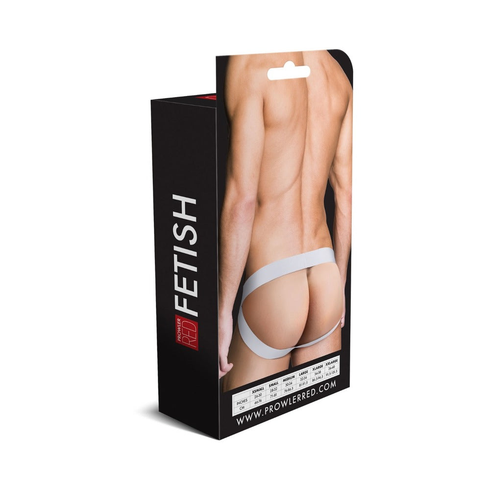 Prowler RED Assless Jock White 2XL