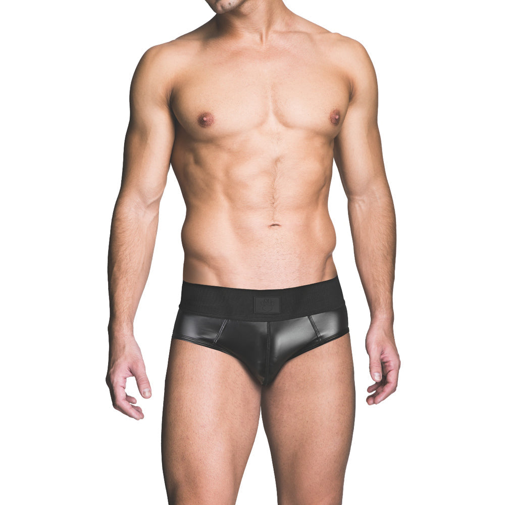 Prowler RED Wetlook Assless Brief Black 2XL