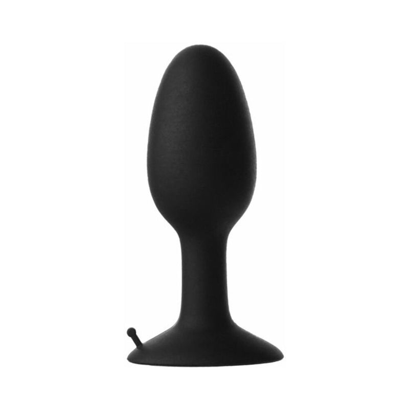 Prowler RED Weighted Butt Plug Black Small