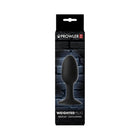 Prowler RED Weighted Butt Plug Black Medium