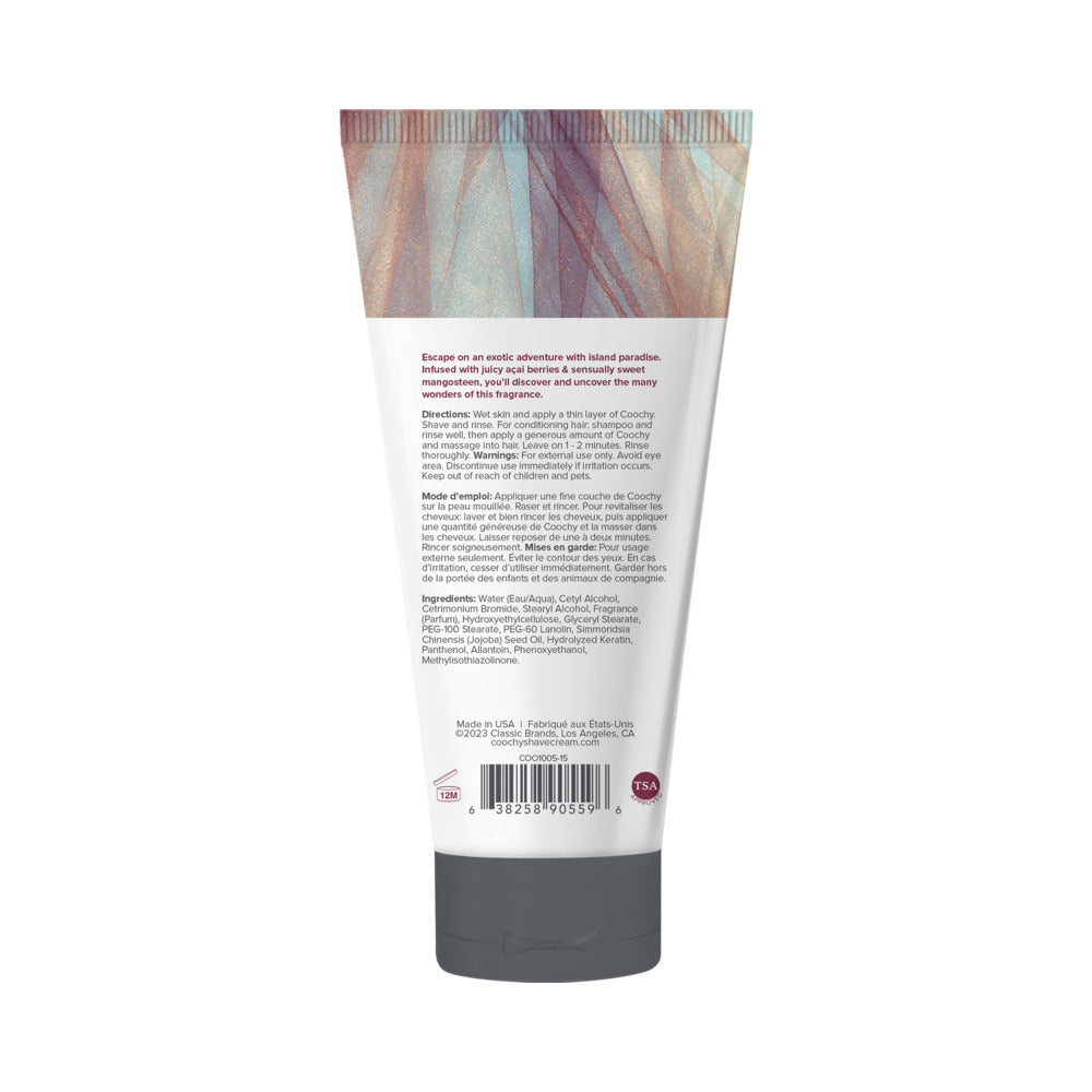 Coochy Shave Cream Island Paradise 0.5 oz.