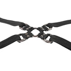 Sportsheets Velvet Noir Adjustable Hog Tie & Cuff Set