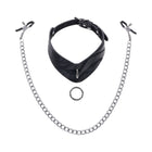 Sportsheets Velvet Noir Collar & Removable Clamps