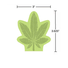 Cannabis Leaf Sticky Notes