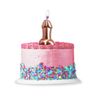 Pink Foil Penis Balloon Candle