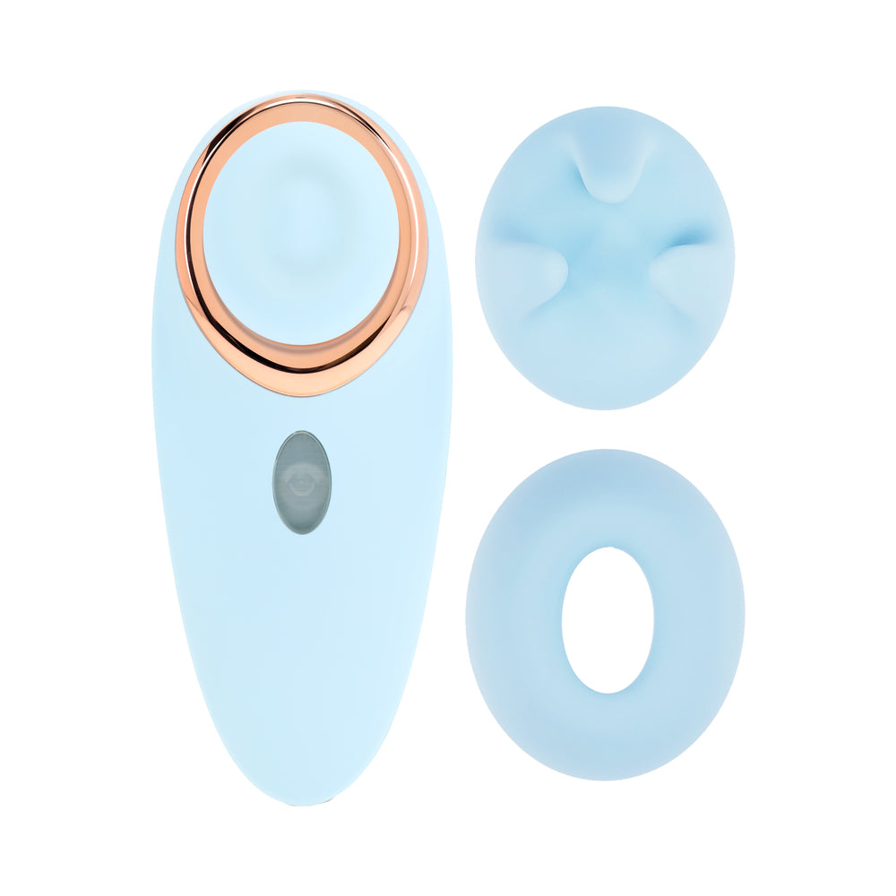 LoveLine Aurie AirTapTech Rechargeable Vibrator Blue