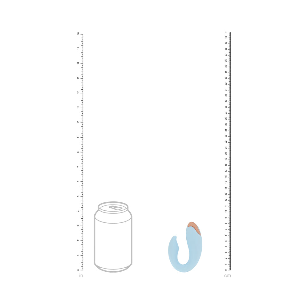 LoveLine Daydream AirTapTech Rechargeable Vibrator Blue