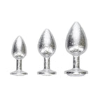 Ouch! International New York Collection Metal Anal Plug Set Silver