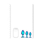 Ouch! International Venice Collection Metal Anal Plug Set Iridescent
