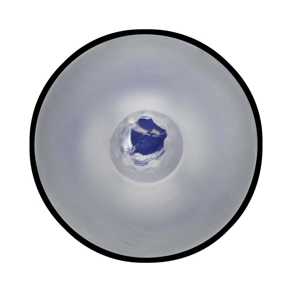PUMPED SonicPull Masturbator Suction Vibration Multimedia Enhanced Metallic Blue