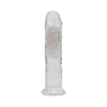 RealRock Wireless Rechargeable Remote Control LED Vibrating 6 in. Dildo Clear