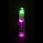 RealRock Wireless Rechargeable Remote Control LED Vibrating 7 in. Dildo Clear