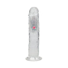 RealRock Wireless Rechargeable Remote Control LED Vibrating 8 in. Dildo Clear