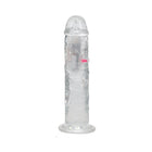 RealRock Wireless Rechargeable Remote Control LED Vibrating 8 in. Dildo Clear