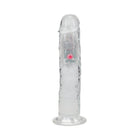 RealRock Wireless Rechargeable Remote Control LED Vibrating 8 in. Dildo Clear