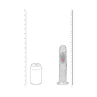 RealRock Wireless Rechargeable Remote Control LED Vibrating 8 in. Dildo Clear