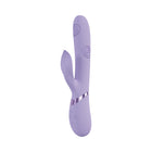 VIVE Fronda Rechargeable G-Spot and Tapping Leaf Clit Stimulator Lavender