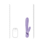 VIVE Fronda Rechargeable G-Spot and Tapping Leaf Clit Stimulator Lavender