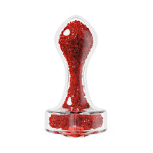 Oh My Gem Lustre Glass Anal Plug Red