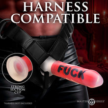 Master Series FUCK Silicone Dildo