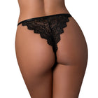 Magic Silk Pheromone Panties Tanga Panty 2-Pack Lilac/Black S/M