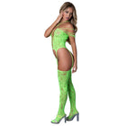 Magic Silk Seamless Bodystocking Neon Lime O/S