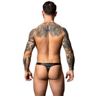 Male Power Liquid Onyx 2.0 Thong Black L/XL
