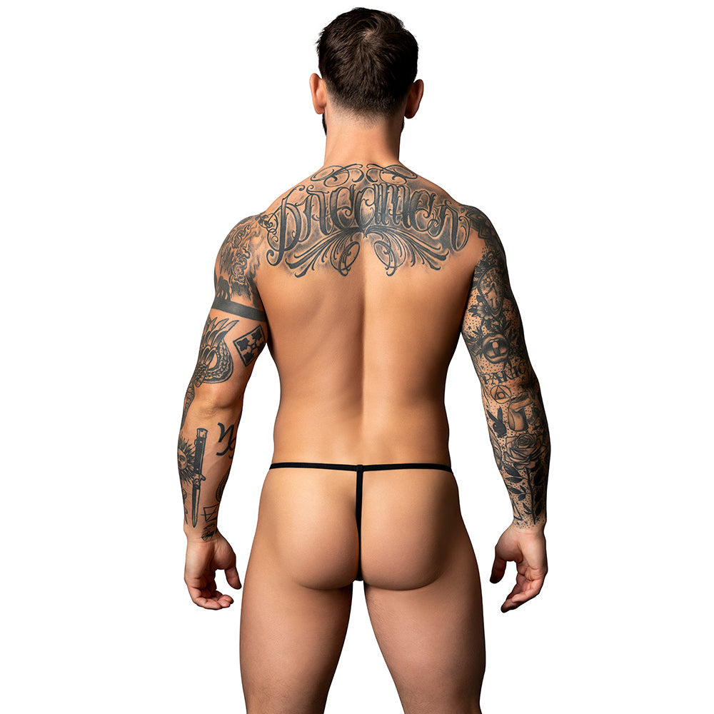 Male Power Liquid Onyx 2.0 Posing Strap Black O/S