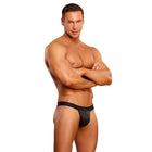 Male Power The Matchmaker Micro G-String V Black S/M