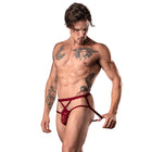 Male Power The Matchmaker Strappy Jock Burgundy S/M