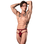 Male Power The Matchmaker Strappy Jock Burgundy S/M