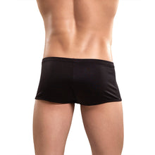 Male Power The Ultimate Duo CRR Zipper Short & Red Cock Ring Black S/M