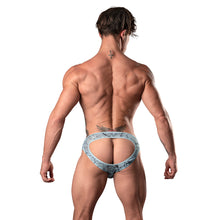 Male Power The Ultimate Duo CRR Mini Moonshine & Red Cock Ring Silver Blue L/XL