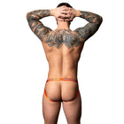 Male Power The Ultimate Duo CRC Uplift Jock & Cobalt Cock Ring Grey S/M