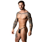 Male Power The Ultimate Duo CRR Pouch G-String & Red Cock Ring Black S/M