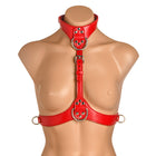 Master Series Vixen Chest Harness Red