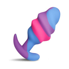 Creature Cocks Unicorn Swirl Silicone Butt Plug Large