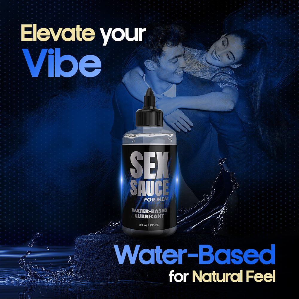 Naughty Jane''s Sex Sauce for Men Water-Based Lubricant 16 oz.