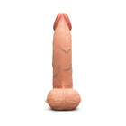 b-Vibe Slipskin Realistic Silicone Dildo 8 in. Curved Mocha